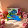 Ball Shoot desktop catapult game is a children's educational toy suitable for children over 4 years old. It features 15 small balls in a fun mechanical sports competition scene with a blue and green track Specification image